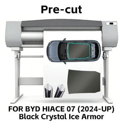 Cross-Border Exclusive Supply of Pre-Cut Car paint protective film - for-byd-hiace-07-2024-uptpu-black-crystal-ice-armor-tpu-skylight-ice-armor-film