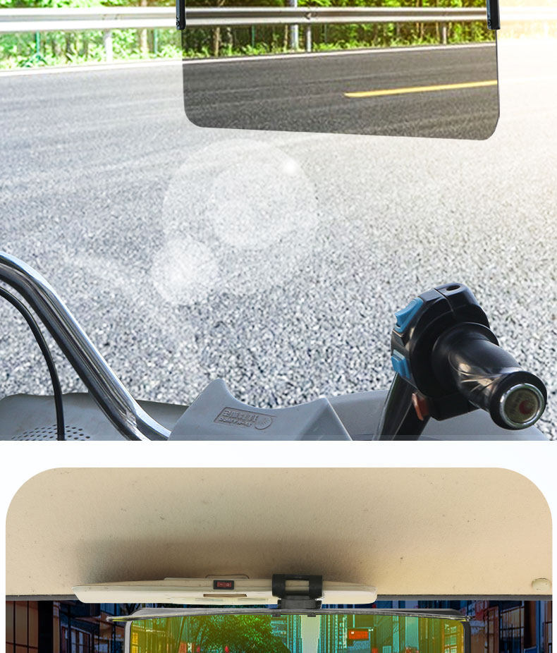 【High Beam Blocker】Universal Sunshade Visor for Electric Tricycles, Anti-High Beam, Large Size