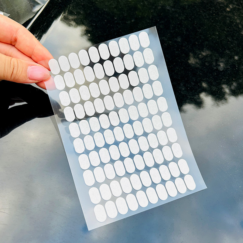 A · HER · N tira adhesiva de manicura transparente de dos lados de la muestra de uñas sin marca de alta permeabilidad adhesiva de dos lados de goma de soja