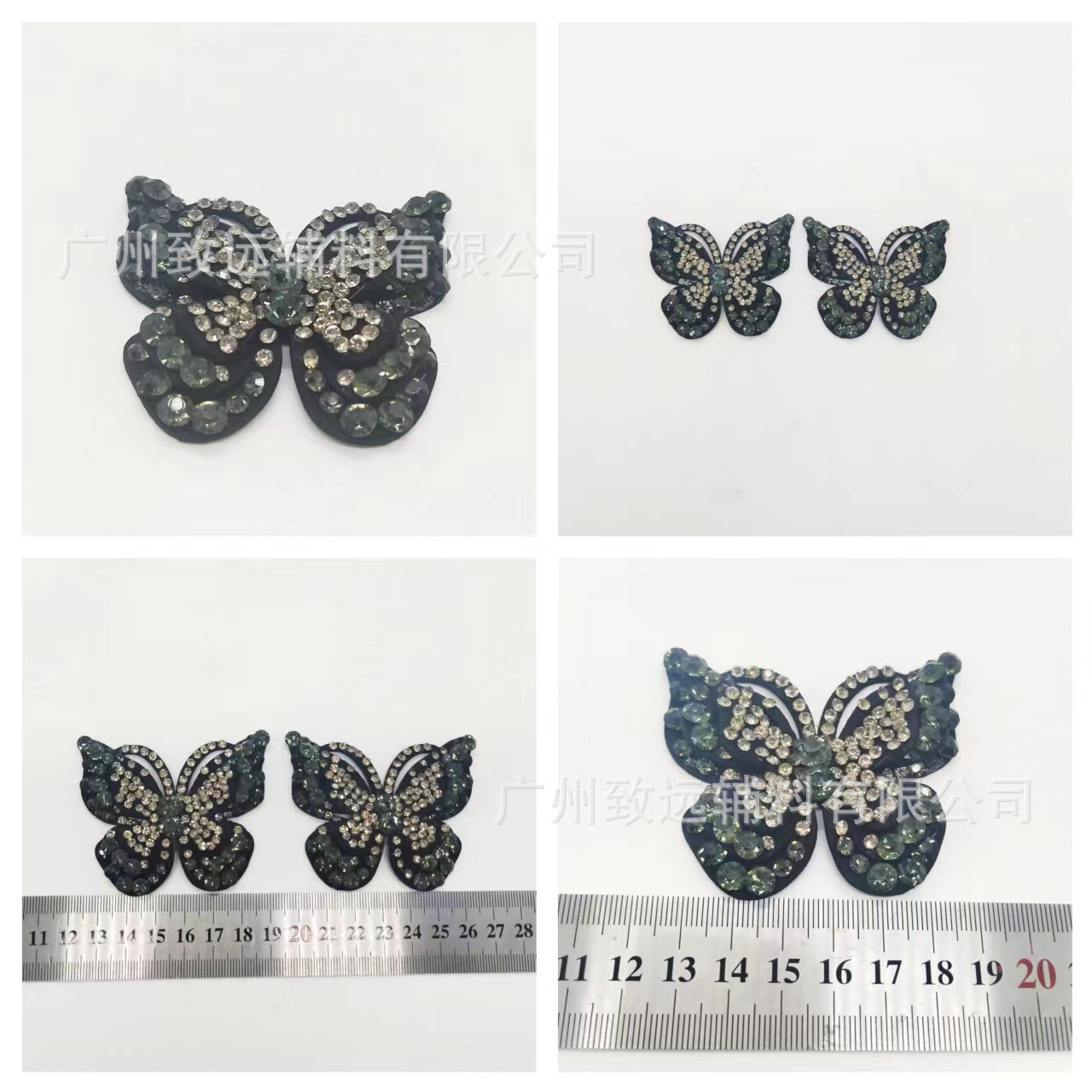 2023 nuevo DIY hecho a mano mariposa pegatinas de tela zapatos y sombreros Decoración Accesorios Ropa Accesorios