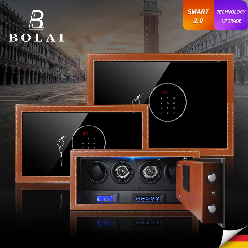 BOLAI Watch Shaker Multi-epitope Safe Mechanical Watch Shaker Automatic Top Rotary Watch Display Box
