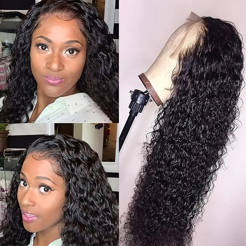 Perruque synthétique front lace bouclée extension cheveux femme_voghion.com
