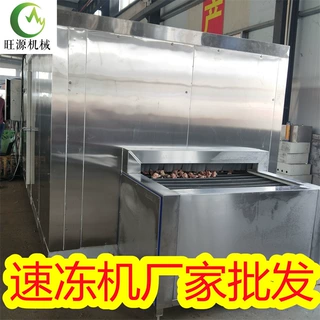 肉面食品隧道式液氮速冻机 海产品速冻流水线 食品冷冻速冻设备