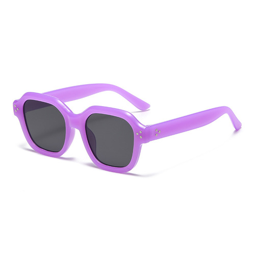 7312 Children's Size Sunglasses 2024 New Korean Style Color Dark Glasses Instagram Style Streetwear Sunglasses