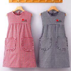 100% Cotton Embroidered Apron Vest for Kitchen & Home Cooking, Women's Workwear, Restaurant Wholesale Bibs, Men's Aprons