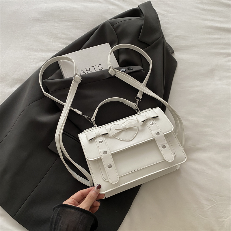 Bolsa de estilo universitario estilo coreano de moda alta sensación de nicho de diseño bolso multifuncional versátil bolso de hombro de mujer