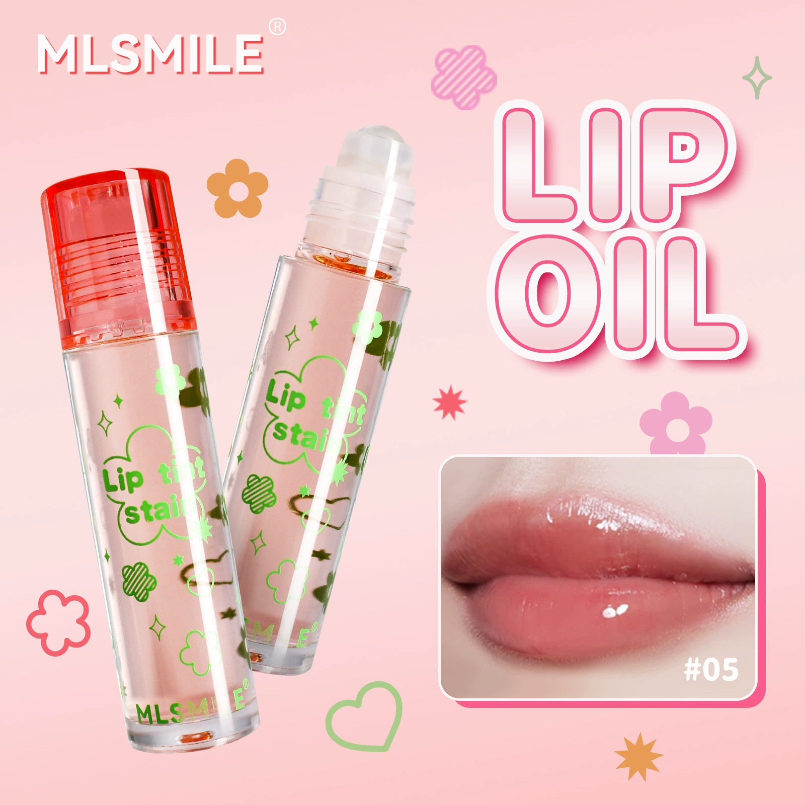 MLSMILE база под макияж, бальзам для губ, блеск для губ, прозрачная помада, (торговля через границу)