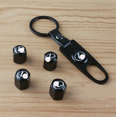 汽車用品批髮帶車標輪胎帽氣門嘴適氣門嘴帽金屬改裝輪胎氣門嘴帽