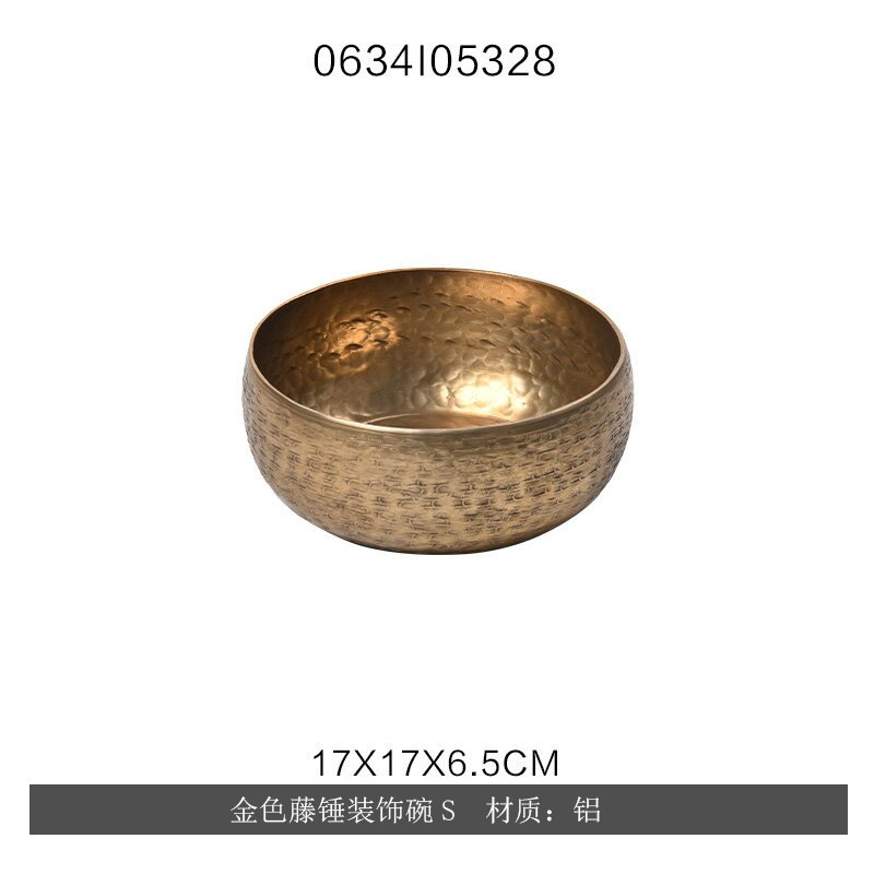 Maceta Martillada Metálica de Metal Semiartesanal para Flores y Decoración del Hogar