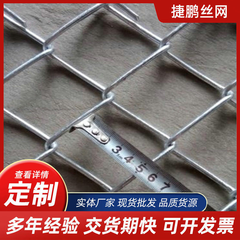 镀锌铁丝围栏网勾花钢丝网养殖网圈牛羊防护网边坡绿化喷播防护网