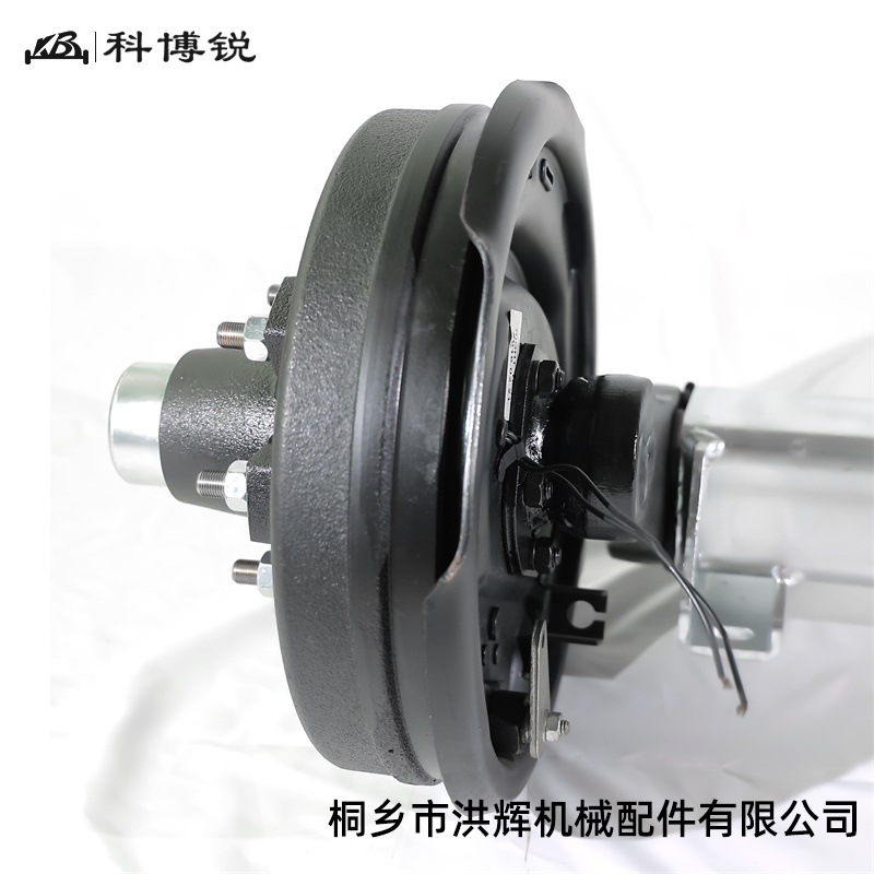 2.0 tons torsion electric brake axle trailer rear axle electric brake axle car RV yacht rubber mechanical brake axle