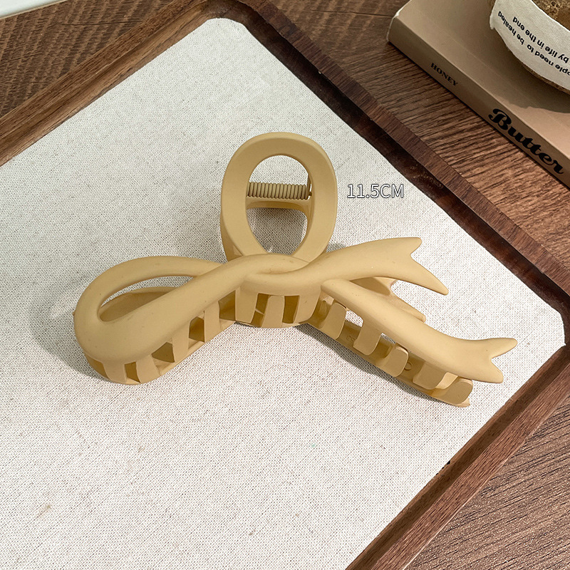 Gran clip de tiburón esmerilado acrílico simple horquilla tocado volumen gran horquilla de alto grado accesorios para el cabello al por mayor