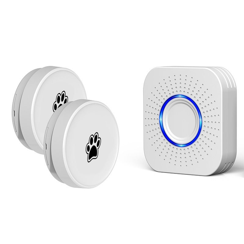 免电池门铃狗狗训练铃铛宠物用品交流器猫用按铃器自发电宠物门铃