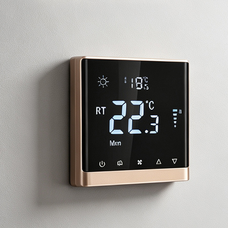 Termostato para Aire Acondicionado Central con Pantalla Táctil LCD