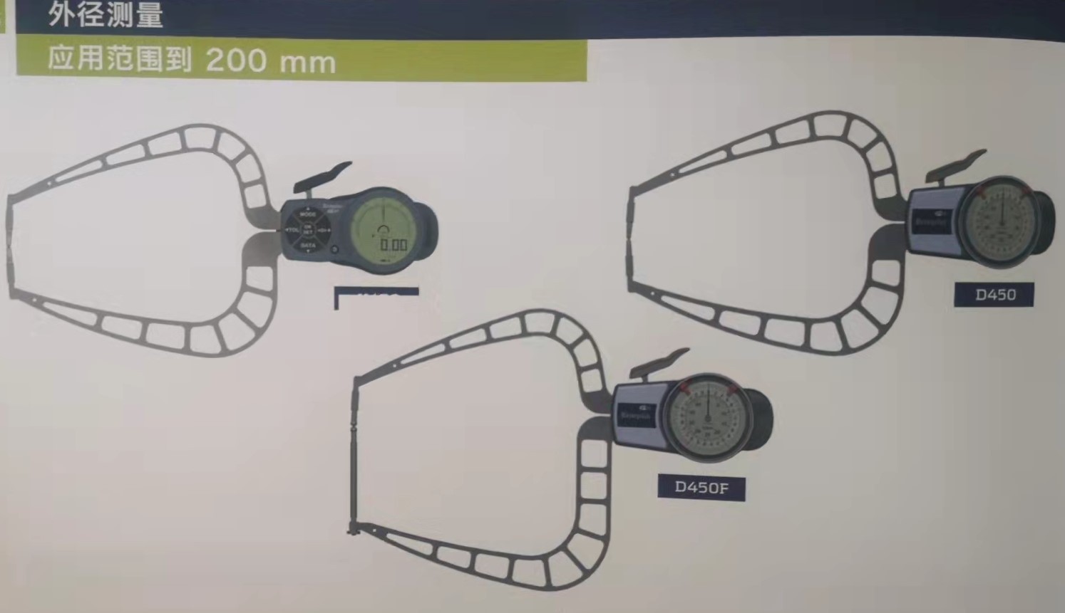 德国KROEPLIN卡规 外径测量应用范围到200mm