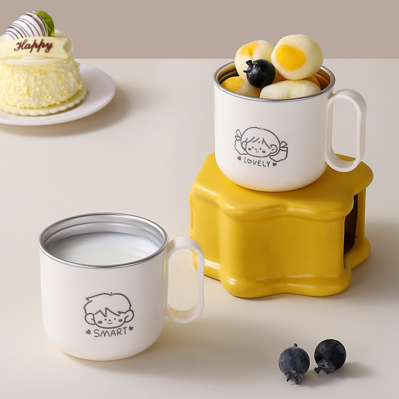 Børne tandbørsteholder i rustfrit stål til tandkrus_voghion.com