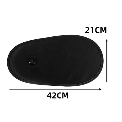 Car Sunshade Suction Cup Type Adjustable Side Window Sunshade Does Not Block the Line of Sight Sun Protection and Heat Insulation Mesh Sunshade (Sun shade) - black-opp-bag