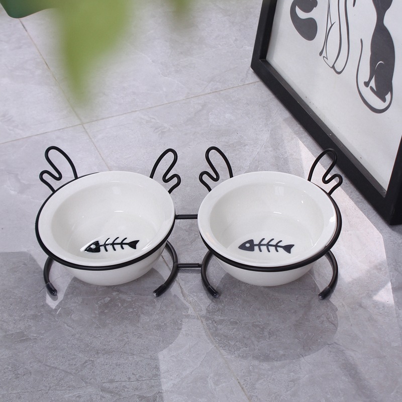 더블 볼 뿔 + 세라믹 그릇