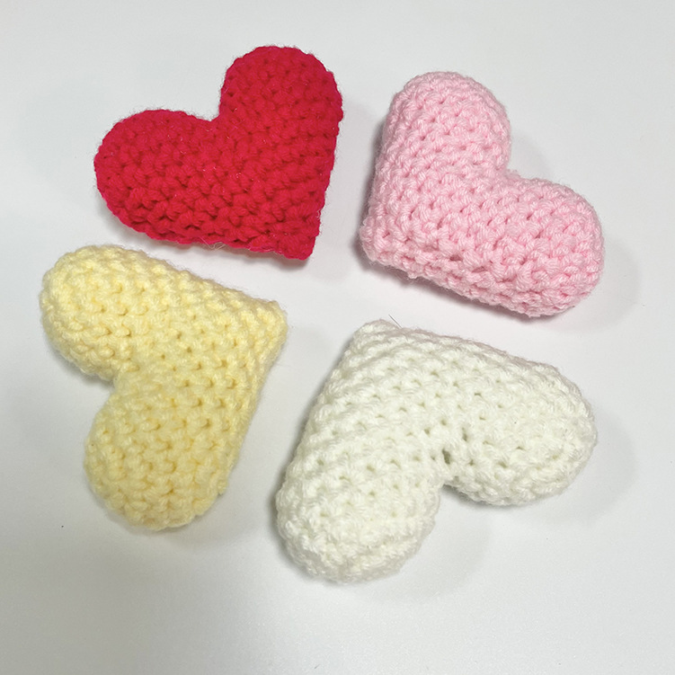 30g Weight Bag Pendant, Keychain Classification 1 Piece Quantity Daily Occasion yarn Material Heart Shape Pattern Unisex Gender Simple Style, Classic Style Style Heart Shape Women's Shoes Yarn 6