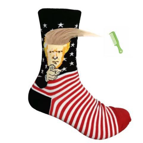 Cross-Border Funny Personalized Hairstyle Socks for Men and Women Mid-Calf Socks Sports Manufacturers Direct Sales Amazon Socks