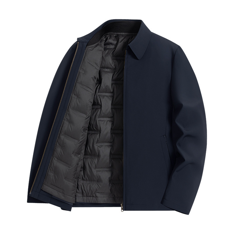 New National Standard 90% Goose down Three-In-One Executive Jacket Business Series with Removable Goose down Inner Lining and High-Fill down Coat
