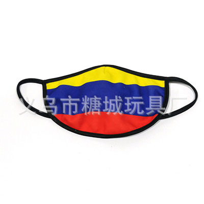 Máscara luminosa UEFA equipo de fútbol personalizado LED colorido flash máscara estadio bar discoteca equipo de salto transfronterizo