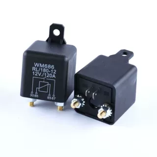定制12V/24V汽车启动继电器100A120A200A大功率大电流WM686继电器