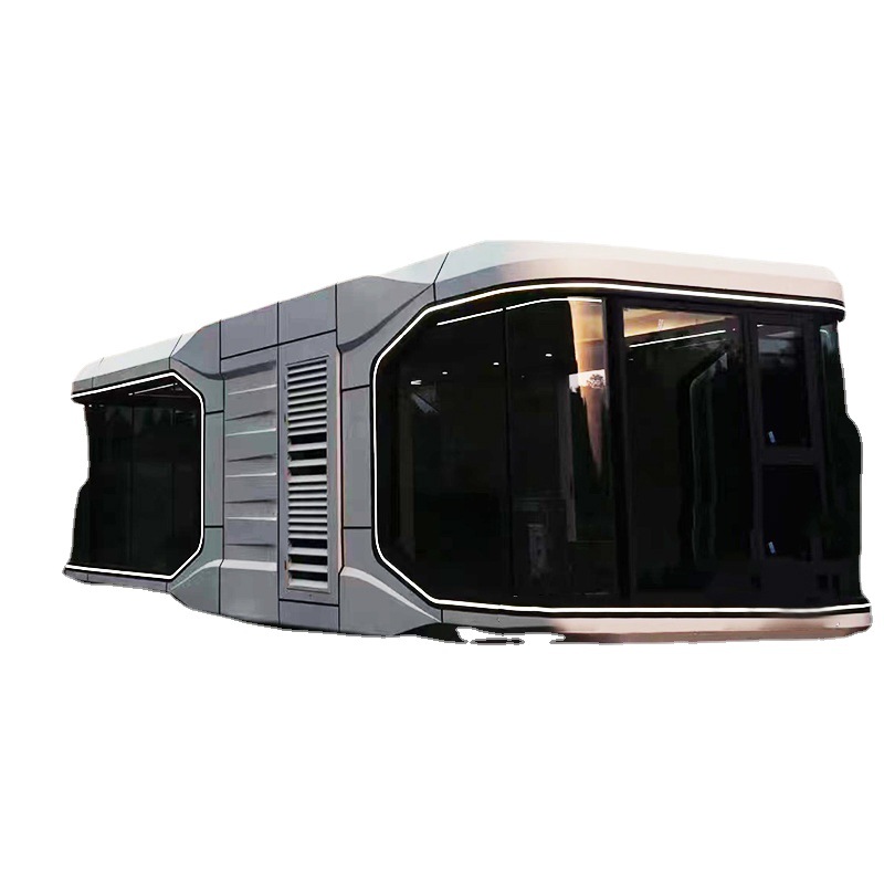 Casa de tablero móvil caja de embalaje personalizada casa de tablero móvil tienda de conveniencia de elevación integral productos terminados Apple Cabin Residence