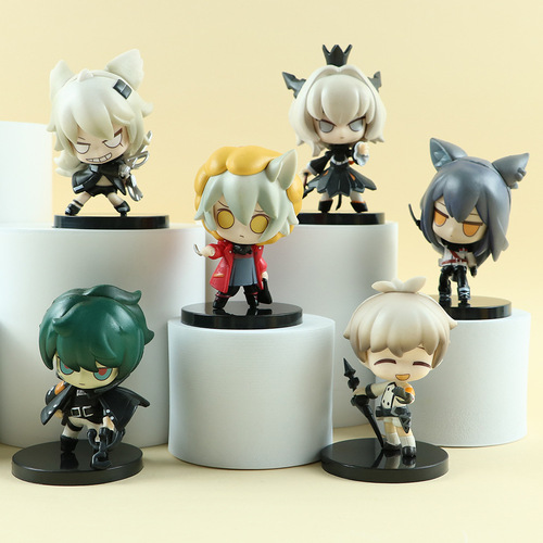 Q version of Arknights figures, peripheral ornaments, Amiya Texas doll, gashapon toys wholesale
