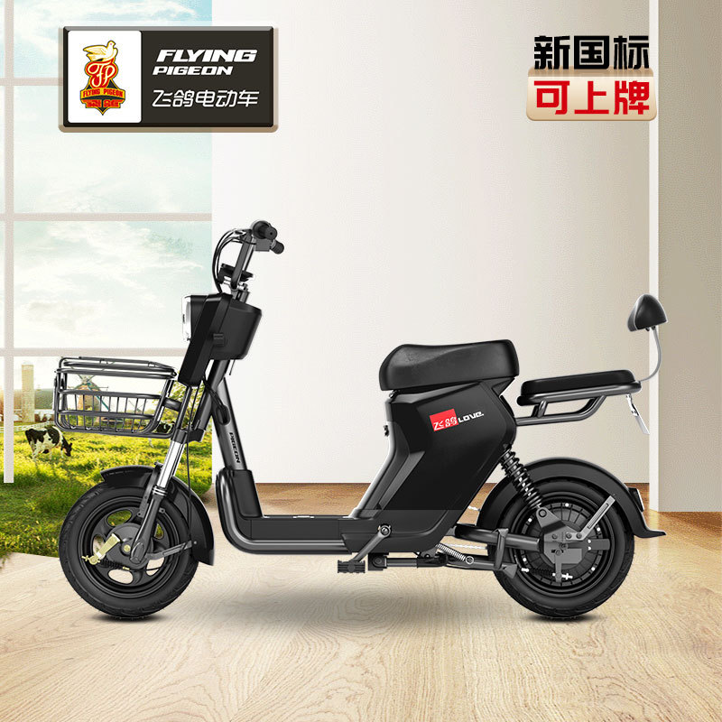 Flying Pigeon fengtu nueva bicicleta eléctrica estándar nacional de larga distancia corriendo King motocicleta eléctrica pequeña batería coche eléctrico de dos ruedas