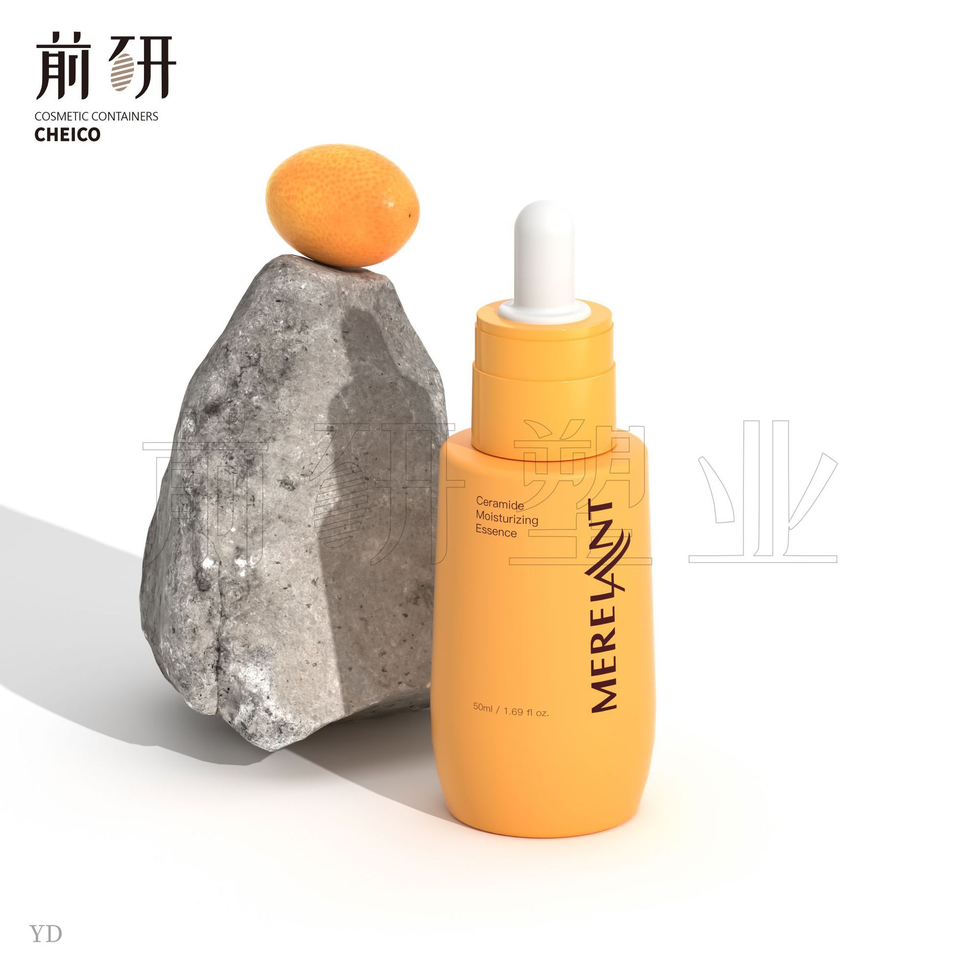 厂家现货化妆品包装PETG材质塑料瓶精华原液精油瓶批发50ml滴管瓶