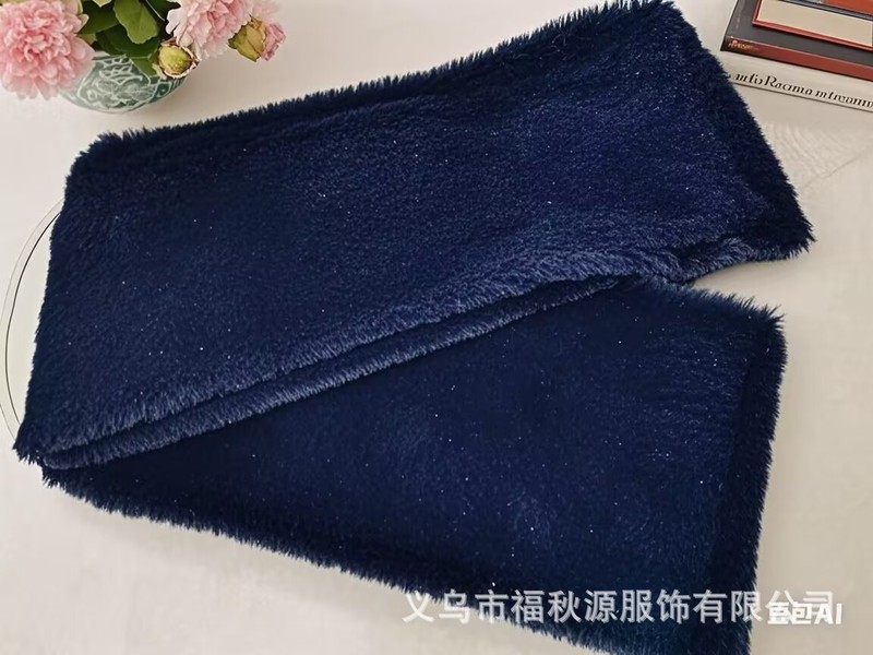 越境工場直販 スカーフ ファー 暖かい ファー付きネックウォーマー 欧米風ファッション ネックウォーマー 欧米スタイル 冬用 ネックウォーマー|undefined