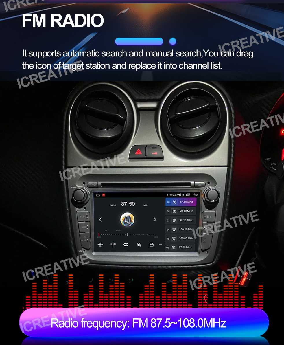 Suitable for 7inch Alfa Romeo Android Car Smart Gps Bluetooth Wireless Central Navigation All-In-One Machine
