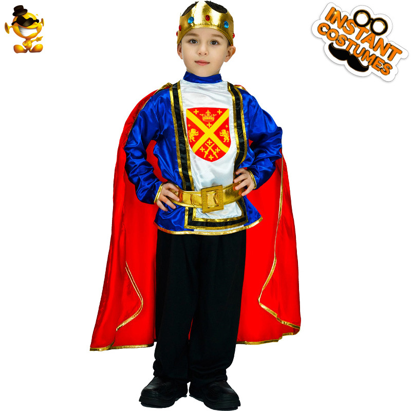 Estilo de los niños pequeño Rey traje de la etapa ropa de fiesta de disfraces Cosplay ropa