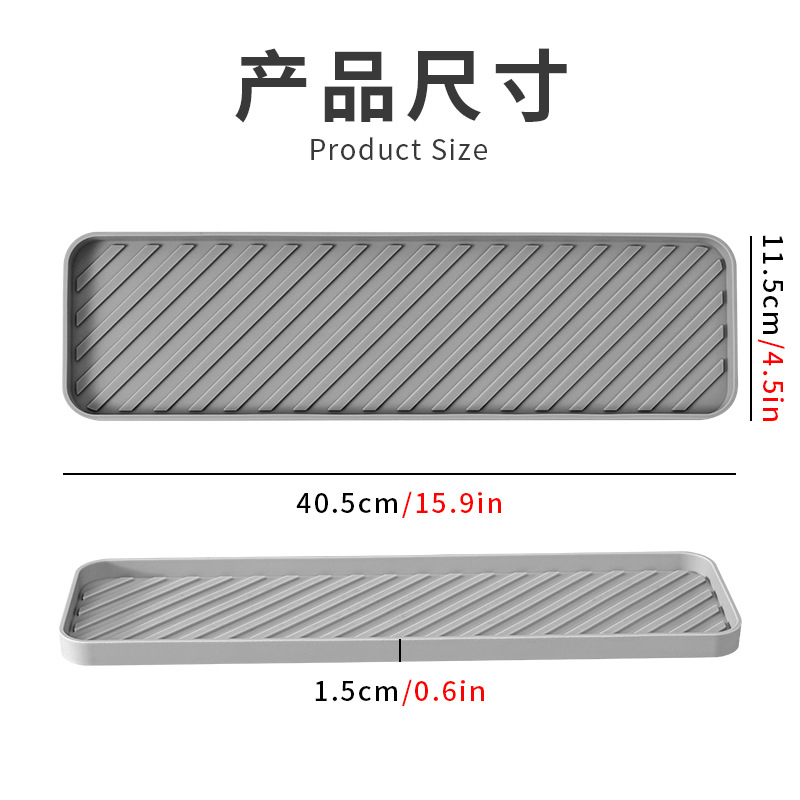 Bandeja de silicona mantel de silicona condimento botella de almacenamiento en rack de aislamiento térmico resistente a altas temperaturas taza de té estera de almacenamiento montaña