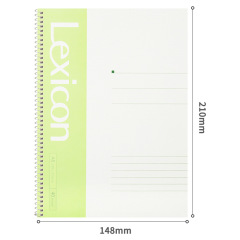 得力螺旋本A5辦公記事本學生寫字日記本上課速記聽課本子