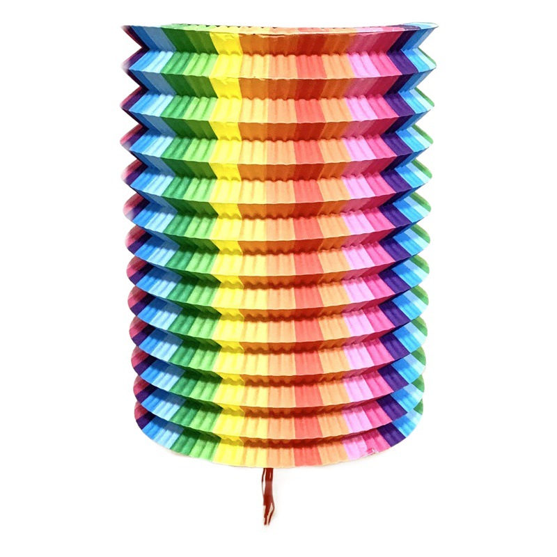 Mid-Autumn Festival Advertising Paper Lantern New Year Lantern Festival National Day Decoration DIY Handmade Children's Portable Mid-Autumn Festival Organ Lantern