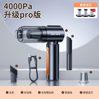 Car Wireless Vacuum Cleaner Multifunctional Tozsoranlar - 4000pa-standard-pro-version-free-3-filter-elements