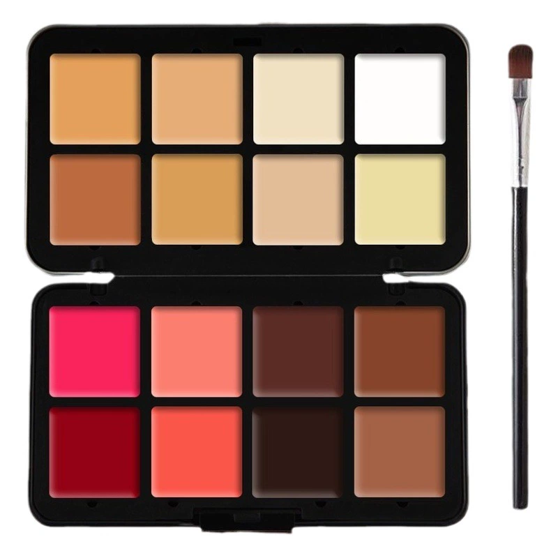 Для трансграничной внешней торговли экспорт 16-цветный консилер Румяна Губная помада пластина косметика для лица Костюм Макияж костюм с кистью