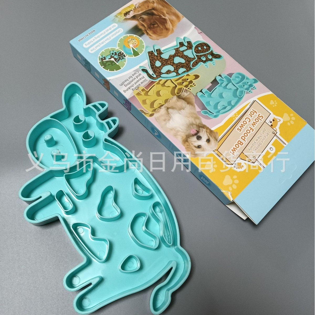 Perro anti-derribar gato lamper comida para mascotas doble tazón de comida para perros platos de comida para mascotas pan para mascotas comida lenta tazón