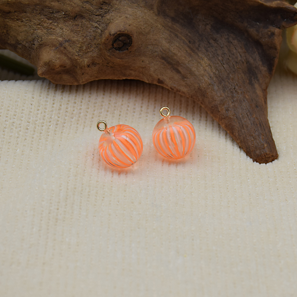 富光樹脂夏ins風日系糖球ペンダント装飾イヤリングペンダントdiy手作りキーホルダー部品