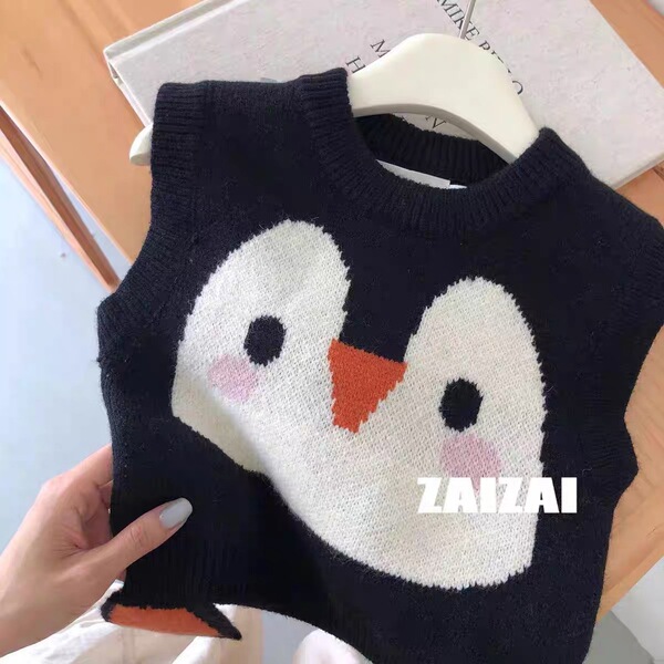 Children's cute knitted sweater