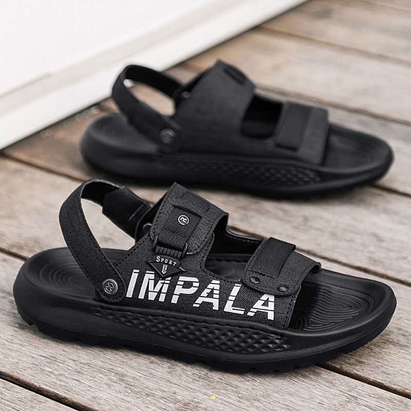 Zapatillas de hombre de verano nuevo antideslizante anti-desgaste de ropa exterior suave marca de moda deportiva casual sandalias de tamaño grande para hombres 46