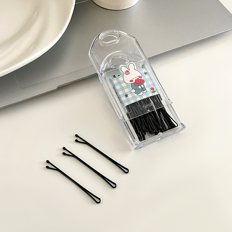 Clip negro de una palabra, clip para el cabello roto, clip lateral, tarjeta lateral, niño, adulto, niño, cabello, clip invisible, flequillo, horquilla