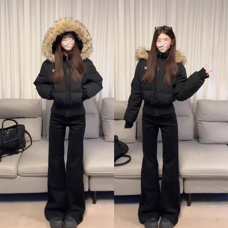 Black Slair Jeans Women's Early Spring High Waist Slimming Stretch Fashion All-match New Trendy Trumpet Pants