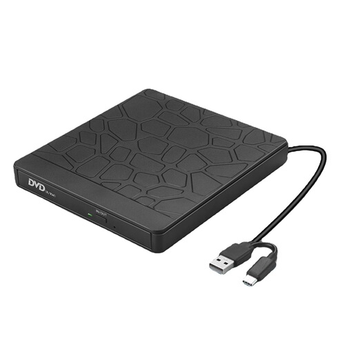 External DVD Burner DVD Drive Computer DVD Expansion Dock HUD Dual-in-One Multi-function Drive Dual USB-C Ports