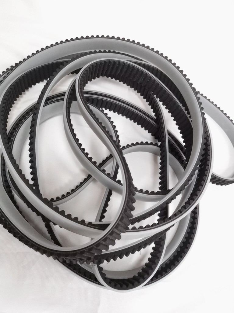 厂家直供PU同步带表面加耐磨硅胶，耐高温同步带