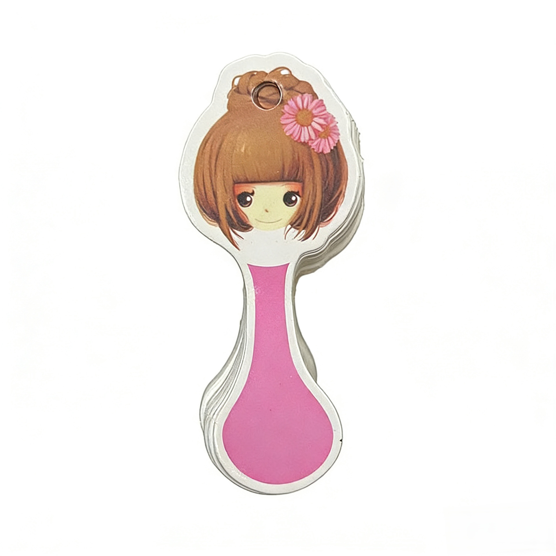 Tarjeta de embalaje de tarjeta plegable especial creativa tarjeta de cuerda de cabello infantil tarjeta de papel de anillo de intestino grueso tarjeta de cabeza de cuerda de papel joyas tarjeta de visualización