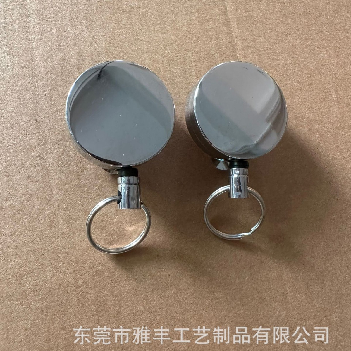 专业生产金属易拉扣 钥匙扣伸缩扣  钢丝线易拉得