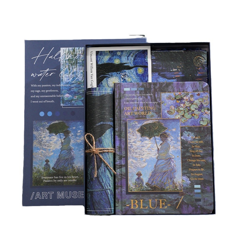 Retro museum, high quality gift box, stationery, set, Birthday gift
